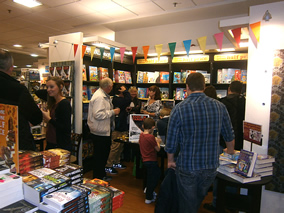 James Raven signed copies of RANDOM TARGETS at Waterstones in Southampton